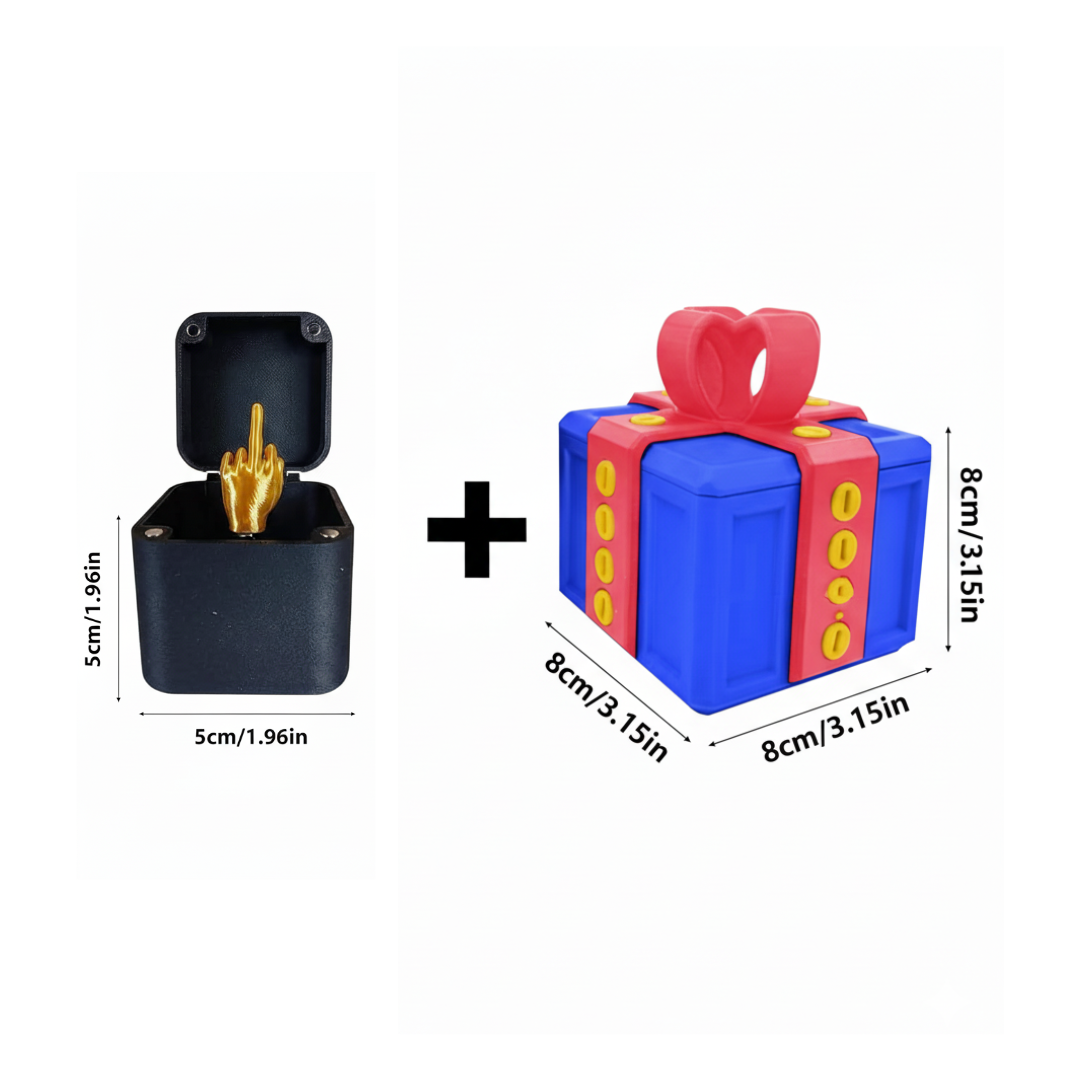 Caja de Regalo 3D con Broma Oculta